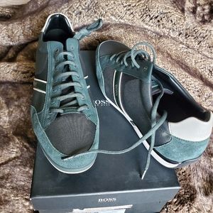 BRAND NEW 100% AUTHENTIC HUGO BOSS MEN'S TEAL SHOES